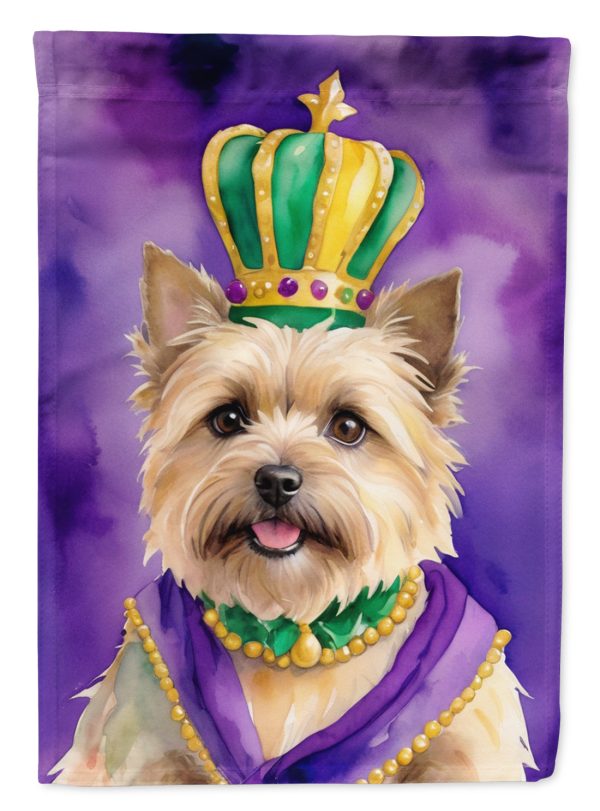 Cairn Terrier King of Mardi Gras House Flag Hot on Sale
