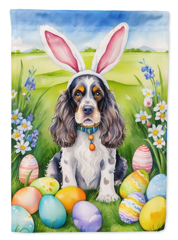 Cocker Spaniel Easter Egg Hunt House Flag Supply