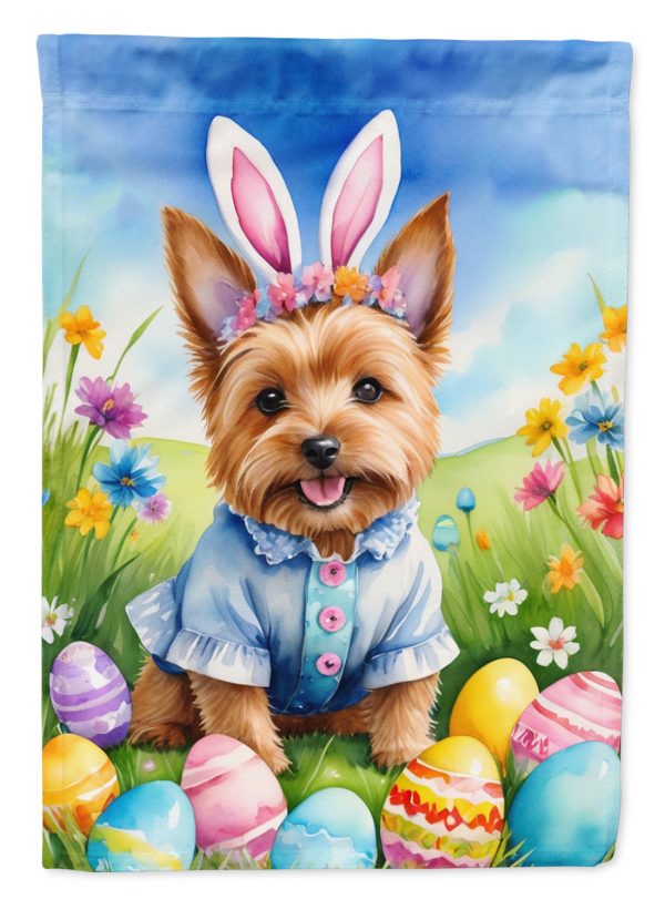 Norwich Terrier Easter Egg Hunt House Flag Online now