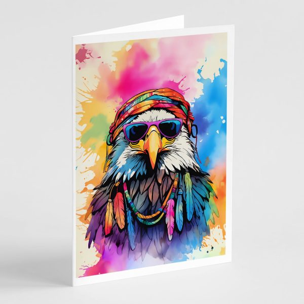 Hippie Animal Eagle Greeting Cards Pack of 8 For Discount