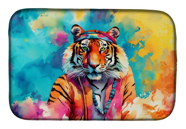 Hippie Animal Bengal Tiger Dish Drying Mat Online now