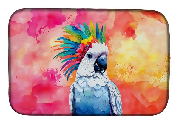 Hippie Animal Cockatoo Dish Drying Mat Fashion