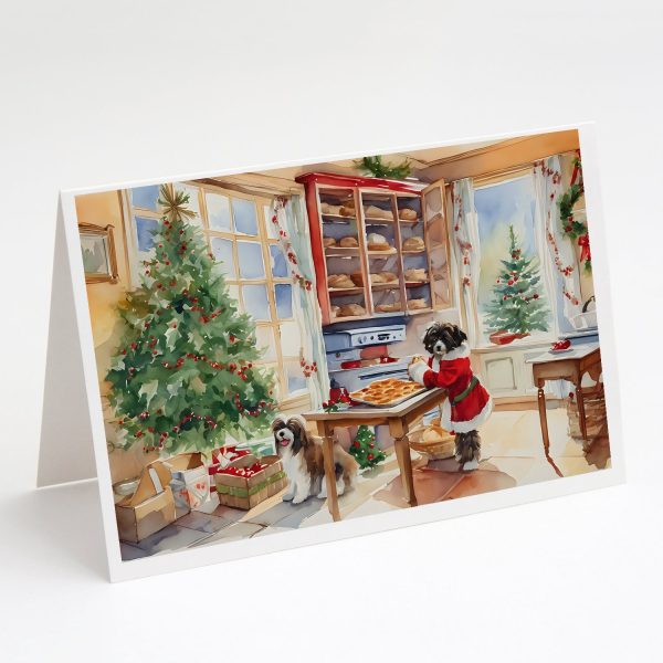 Havanese Christmas Cookies Greeting Cards Pack of 8 Fashion