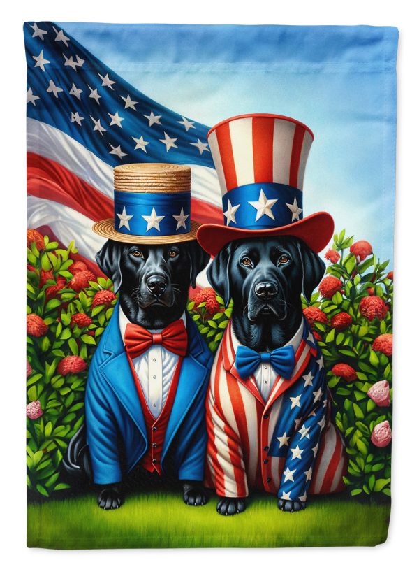 All American Labrador Retriever Garden Flag –  Dogs with American Flag Background by Caroline’s Treasures Online Hot Sale