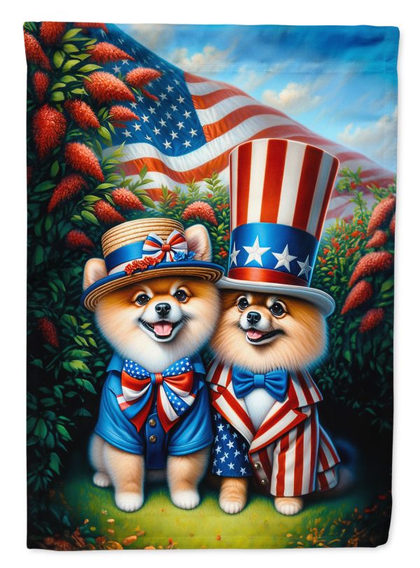 All American Pomeranian House Flag Supply