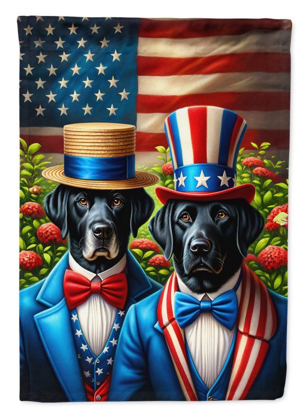 All American Labrador Retriever Garden Flag –  Dogs with American Flag Background by Caroline’s Treasures Online Hot Sale