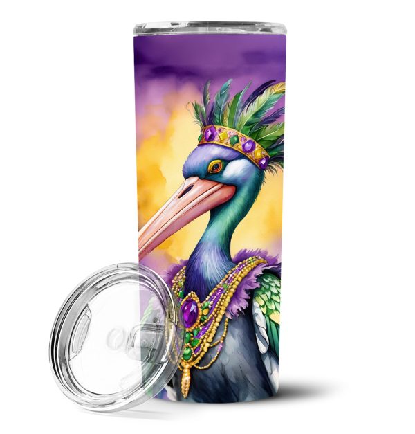 Pelican Mardi Gras Stainless Steel Skinny Tumbler Online Hot Sale