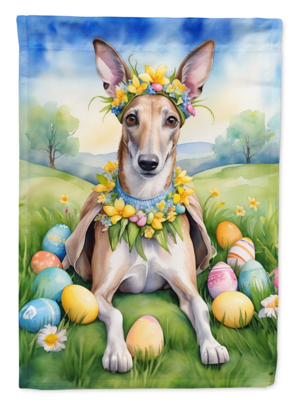 Greyhound Easter Egg Hunt House Flag Cheap