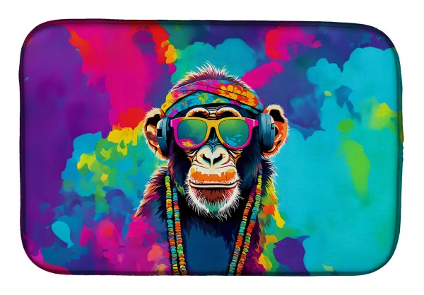 Hippie Animal Chimpanzee Dish Drying Mat on Sale