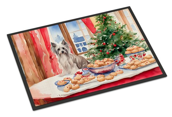 Chinese Crested Christmas Cookies Doormat Sale