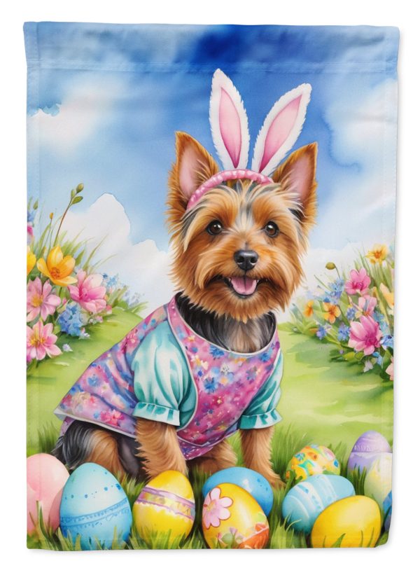 Australian Terrier Easter Egg Hunt House Flag For Discount