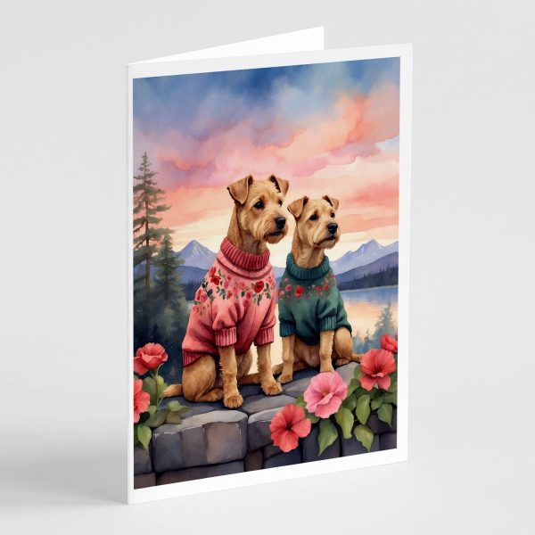 Lakeland Terrier Two Hearts Greeting Cards Pack of 8 Online