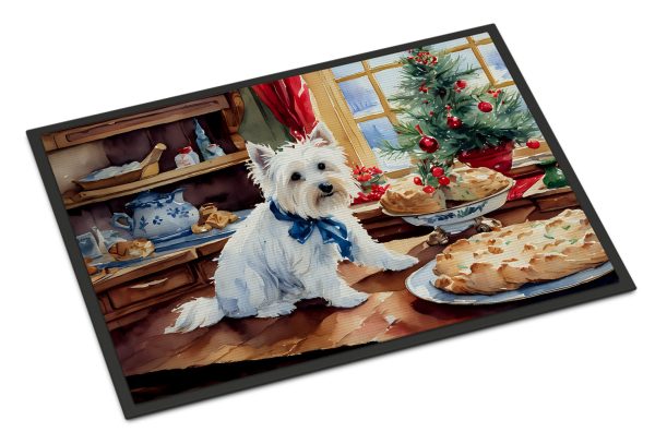 Westie Christmas Cookies Doormat Supply