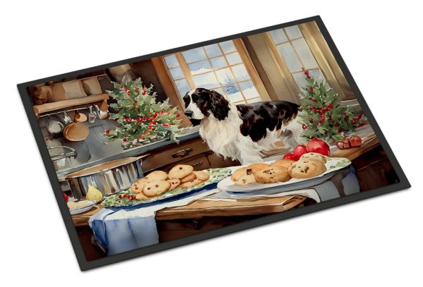English Cocker Spaniel Christmas Cookies Doormat For Discount