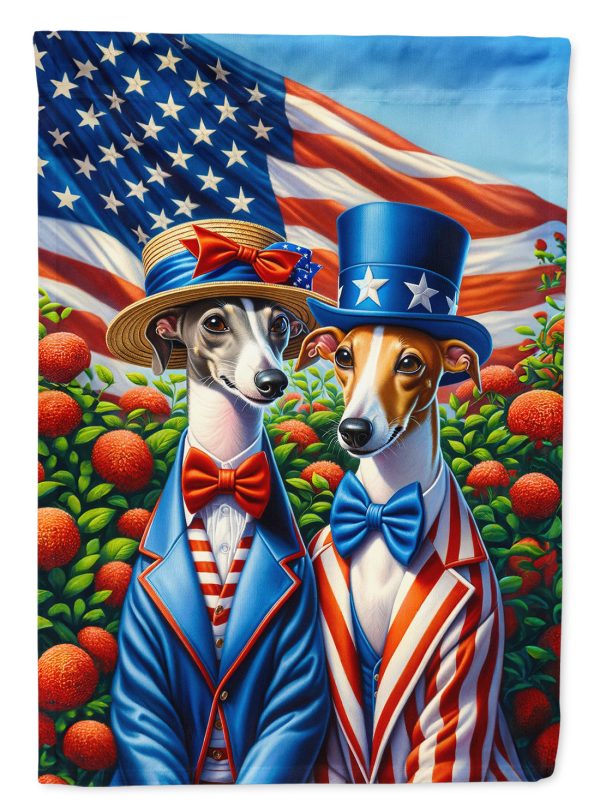 All American Italian Greyhound House Flag For Sale