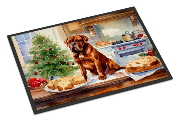 Dogue de Bordeaux Christmas Cookies Doormat Supply