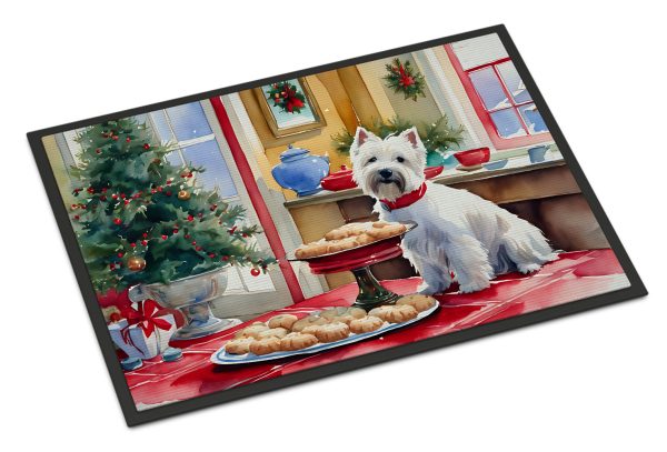 Westie Christmas Cookies Doormat Cheap