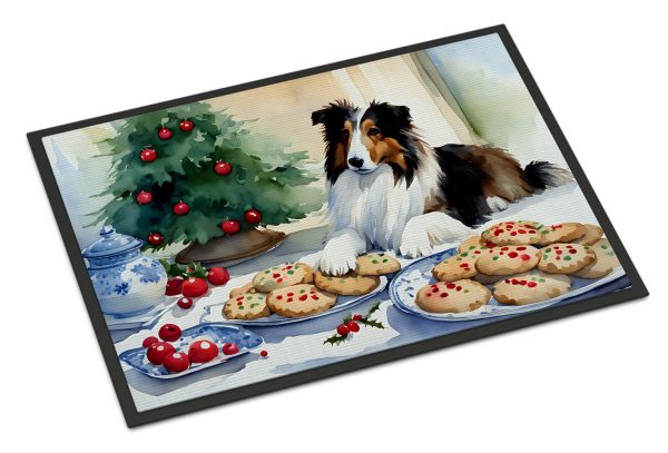Sheltie Christmas Cookies Doormat Supply