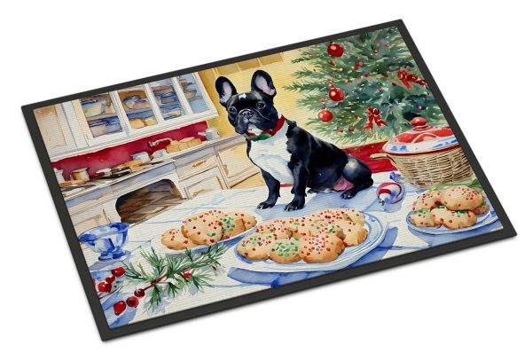 French Bulldog Christmas Cookies Doormat Online