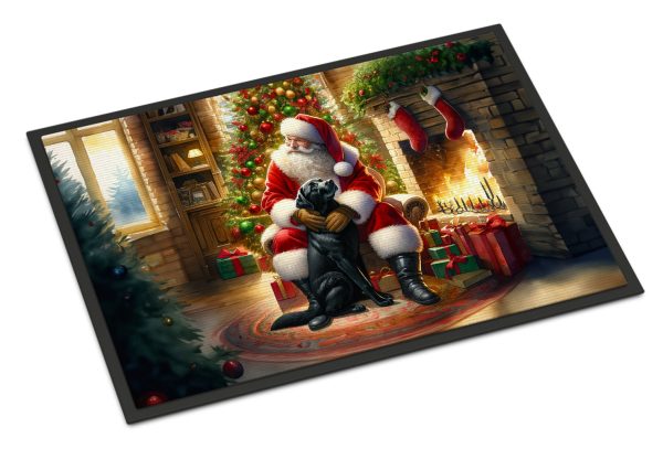 Labrador Retriever and Santa Claus Doormat Discount