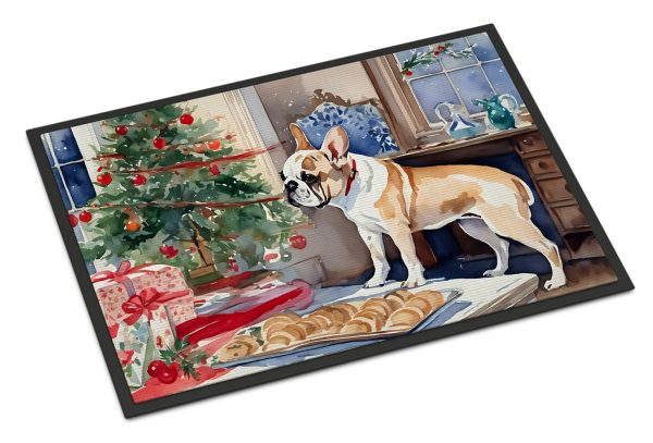 French Bulldog Christmas Cookies Doormat For Discount