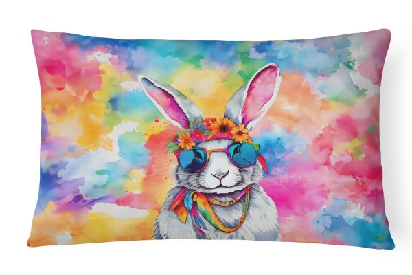 Hippie Animal Rabbit Throw Pillow Online