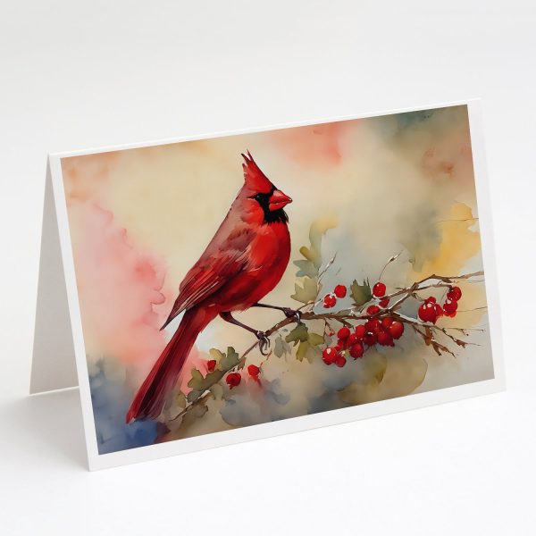 Cardinal Greeting Cards Pack of 8 For Discount
