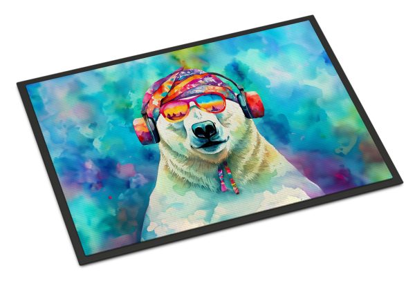 Hippie Animal Polar Bear Doormat Online now
