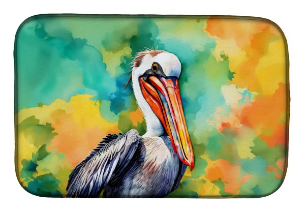 Hippie Animal Pelican Dish Drying Mat For Sale