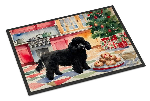 Poodle Christmas Cookies Doormat Online