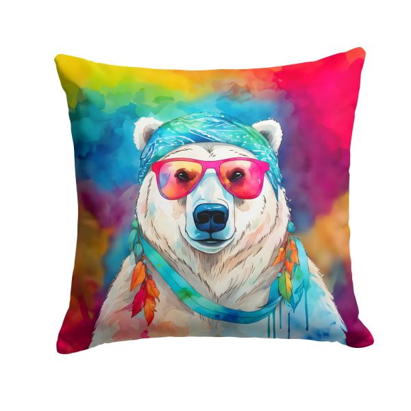 Hippie Animal Polar Bear Throw Pillow Cheap