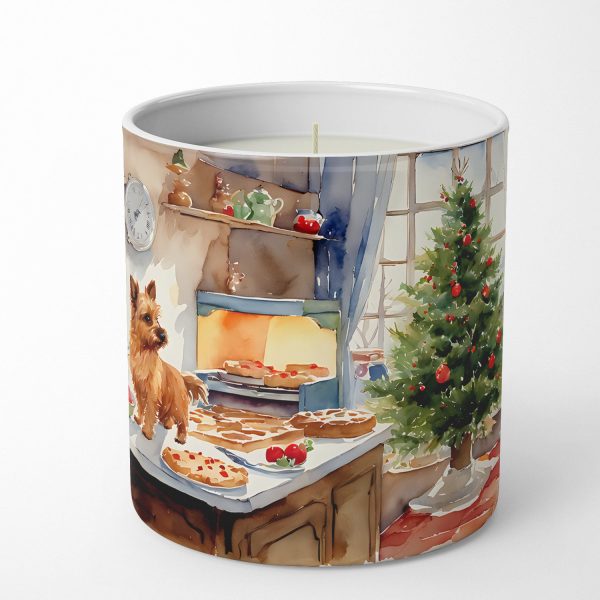 Norwich Terrier Christmas Cookies Decorative Soy Candle Online Sale