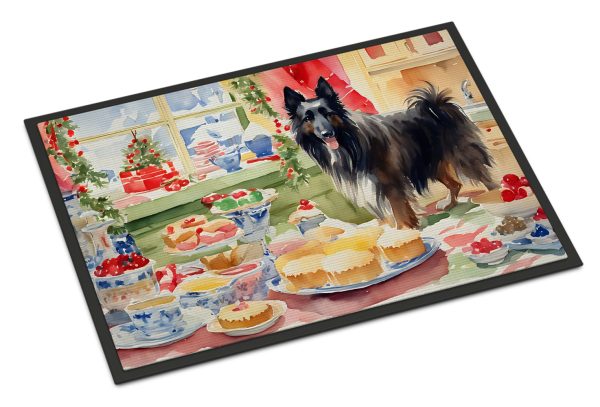 Belgian Sheepdog Christmas Cookies Doormat Online Hot Sale