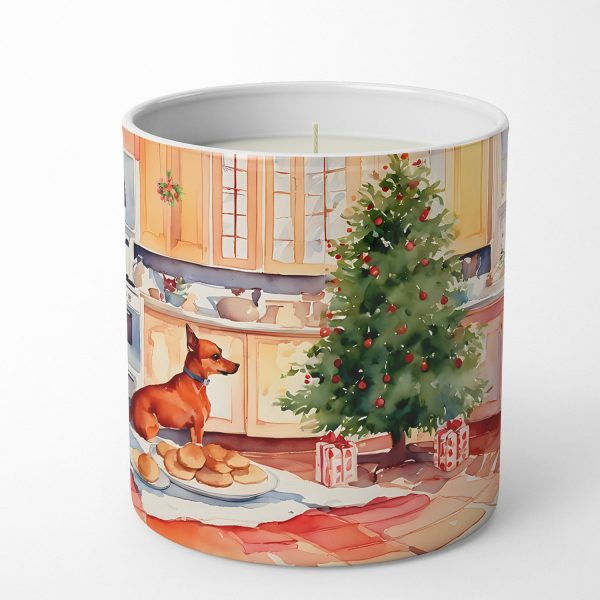 Miniature Pinscher Christmas Cookies Decorative Soy Candle For Cheap
