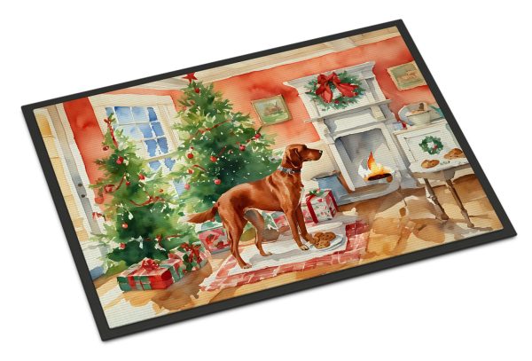 Redbone Coonhound Christmas Cookies Doormat Discount