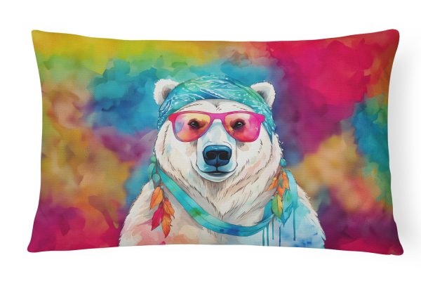 Hippie Animal Polar Bear Throw Pillow Discount