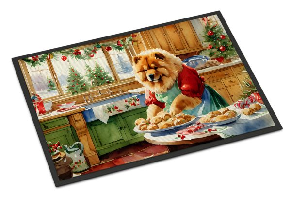Chow Chow Christmas Cookies Doormat For Cheap