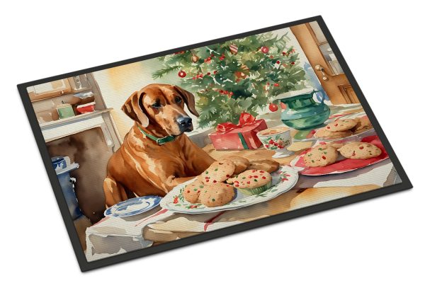 Rhodesian Ridgeback Christmas Cookies Doormat Cheap