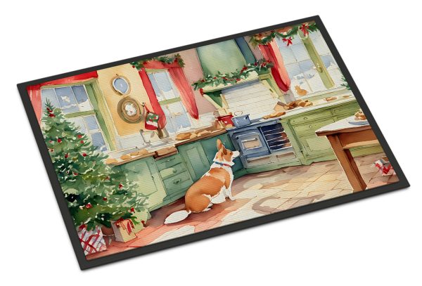 Corgi Christmas Cookies Doormat Discount