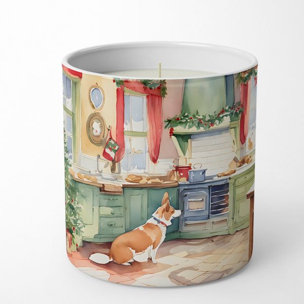 Corgi Christmas Cookies Decorative Soy Candle For Cheap