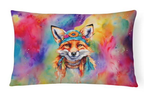 Hippie Animal Fox Throw Pillow Fashion