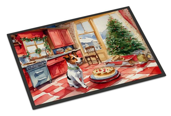 Jack Russell Terrier Christmas Cookies Doormat Discount