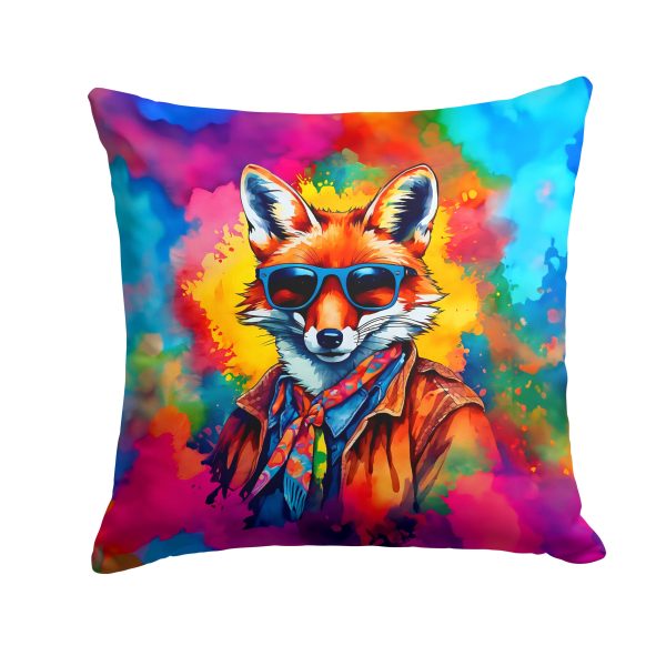 Hippie Animal Fox Throw Pillow on Sale