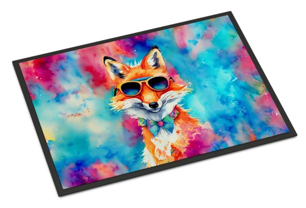 Hippie Animal Fox Doormat For Sale