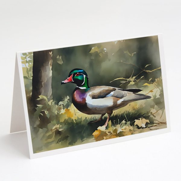 Wood Duck Greeting Cards Pack of 8 Online Sale