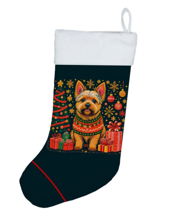Norwich Terrier Christmas Christmas Stocking For Discount