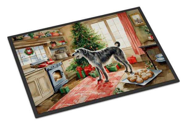 Irish Wolfhound Christmas Cookies Doormat Supply
