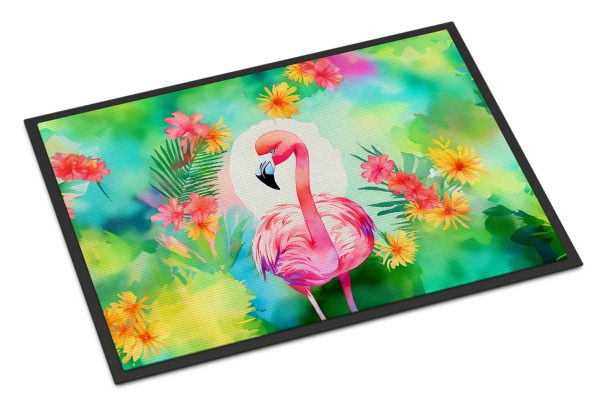 Hippie Animal Flamingo Doormat For Discount