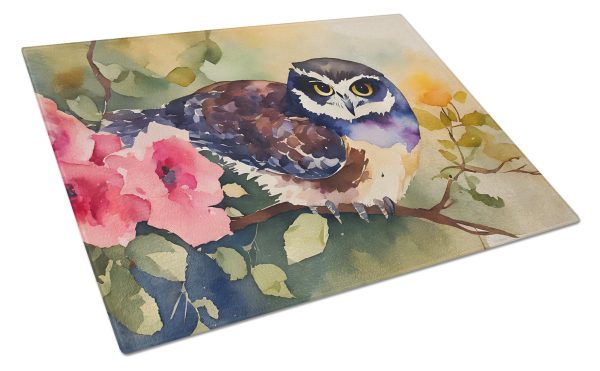 Spectacled Owl Glass Cutting Board Online Hot Sale