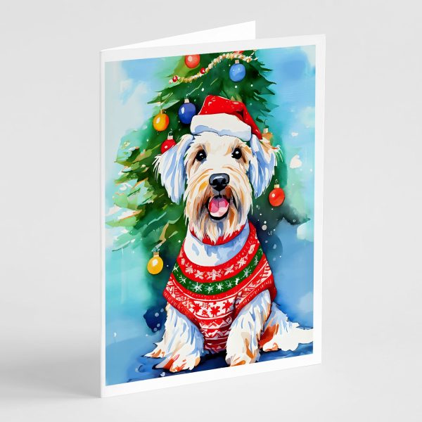 Sealyham Terrier Christmas Greeting Cards Pack of 8 For Cheap